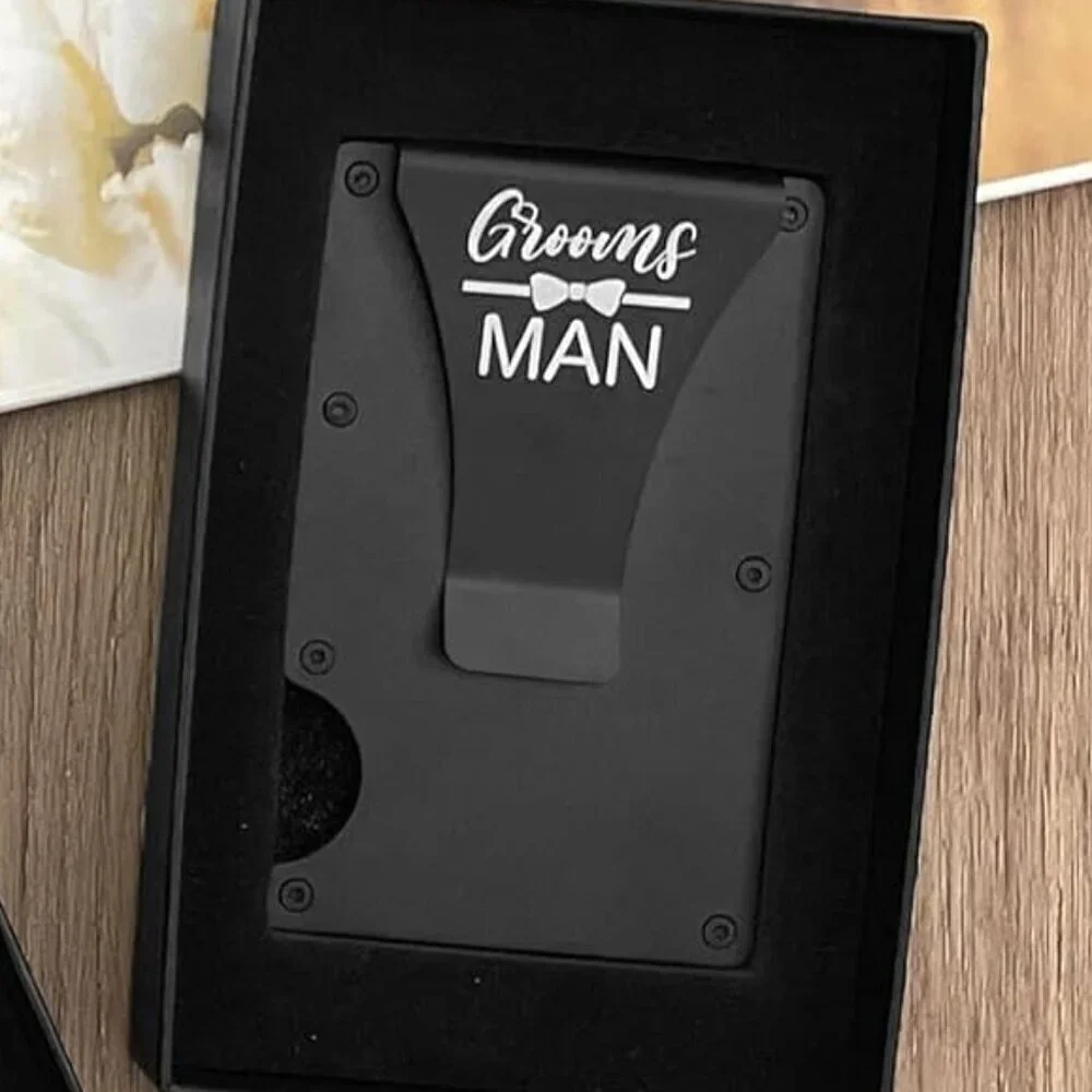ELEGANTPARK Slim Minimalist Money Clip - Groomsman Gift - BRAND NEW IN BOX.